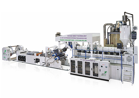 SHEET EXTRUSION LINE WITHOUT DEHUMIDIFIER