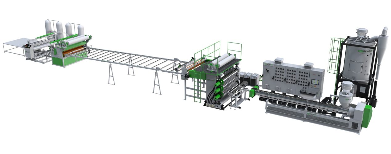 PP, PE, ABS, PVC, TPE THICK SHEETBOARD EXTRUSION LINE-min