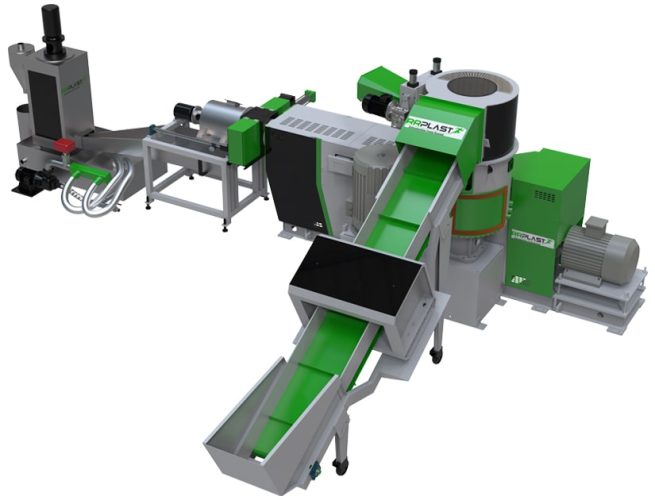 VENTED RECYCLING PLANT WITH WATER RING DIE FACE CUTTER-min
